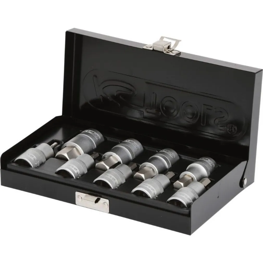 OTSAKUPADRUNITE KOMPLEKT KS TOOLS 1/2´´ HEX 4-17MM 9OSA
