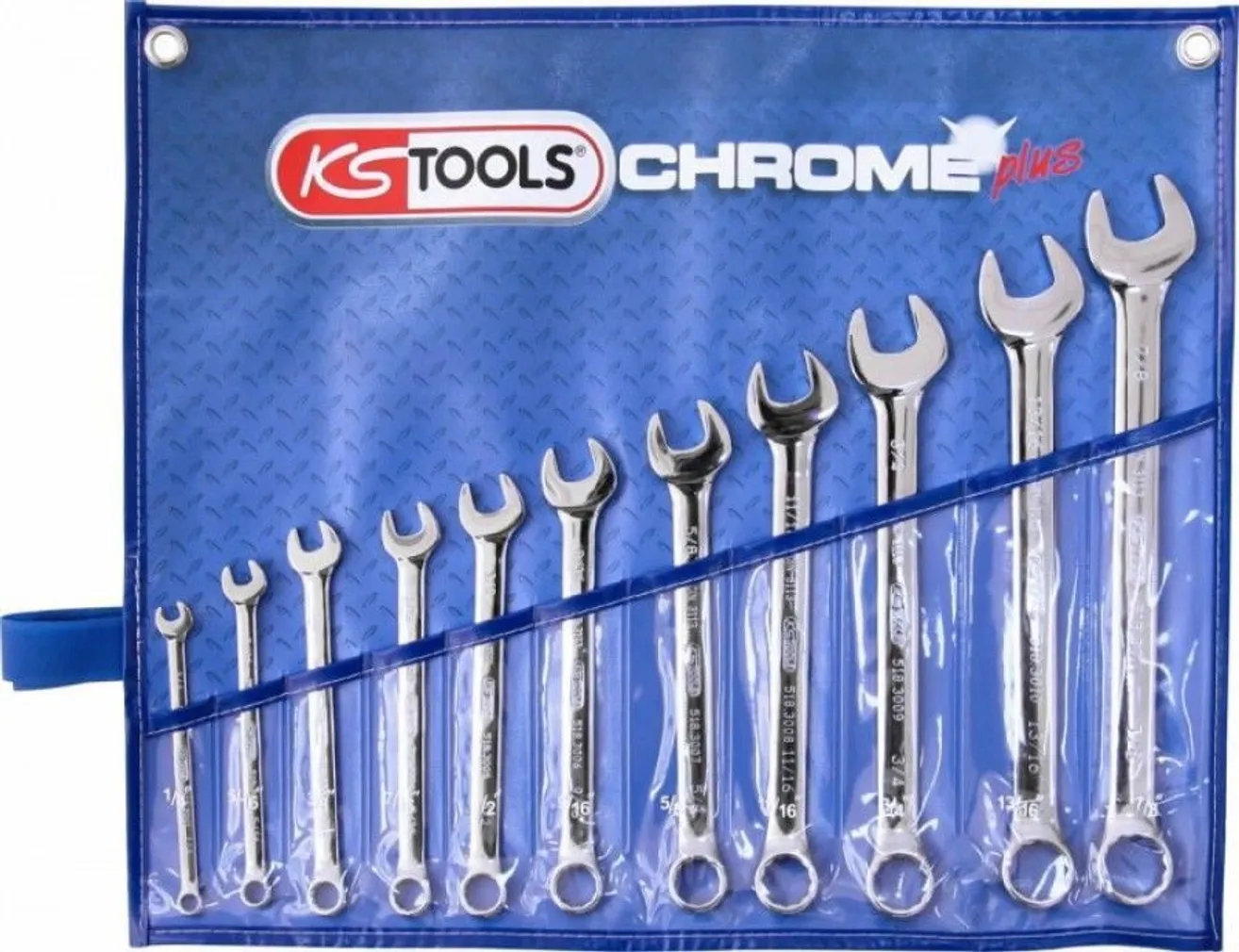 LEHTSILMUSVÕTMETE KOMPLEKT KS TOOLS AF 1/4´´-7/8´´, 11OSA