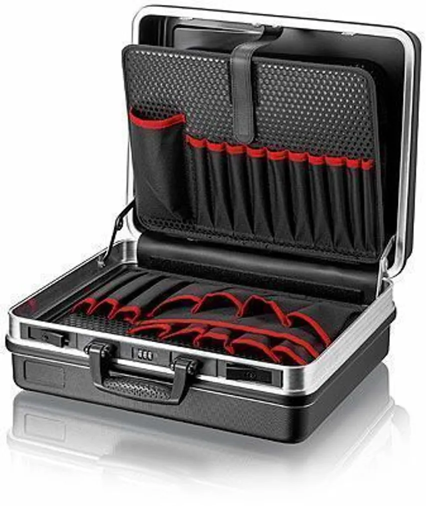 TÖÖRIISTAKOHVER KNIPEX BASIC TÜHI, ALUMIINIUM RAAMIGA