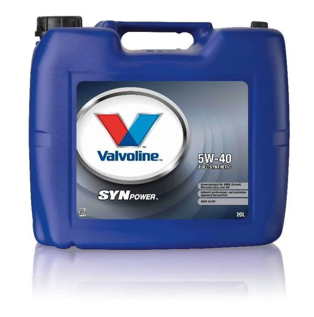 MOOTORIÕLI VALVOLINE SYNPOWER 5W40, 20L