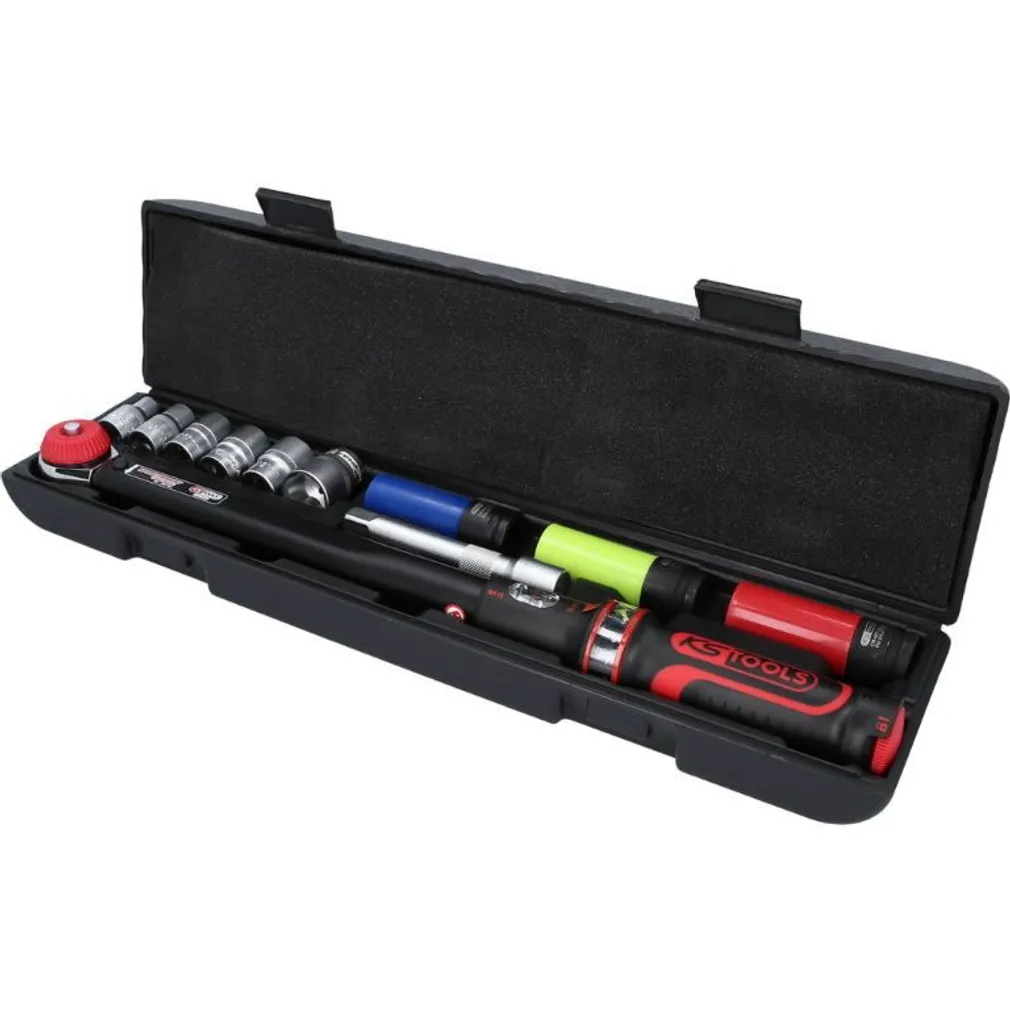 MOMENTVÕTME KOMPLEKT KS TOOLS, 1/2´´, PADRUNITEGA 20-200N