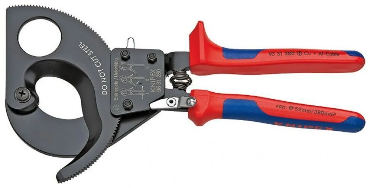 KAABLILÕIKUR KNIPEX D52MM/380MM2, CU+AL KAABLITELE