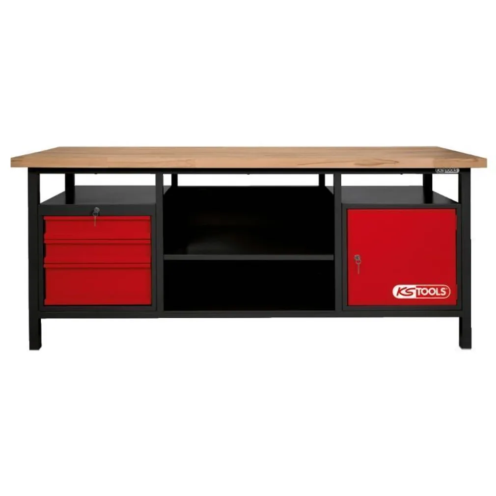 TÖÖLAUD KS TOOLS XXL 3 SAHTLI JA 1 UKSEGA