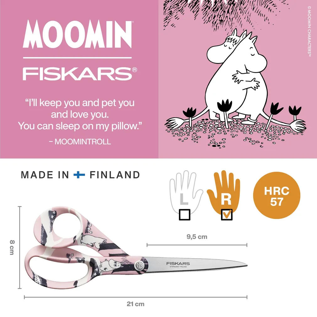 UNIVERSAALKÄÄRID MUUMID LOVE 21CM
