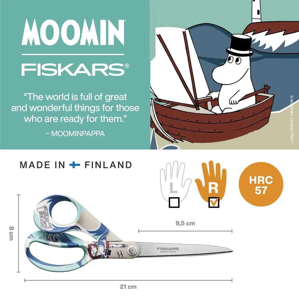 UNIVERSAALKÄÄRID MUUMID MUUMIPAPA 21CM