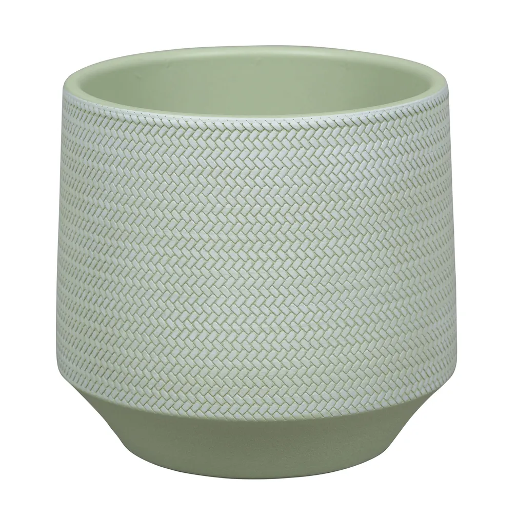 KERAAMILINE ÜMBRISPOTT NDT SEBASTIAN 13,5X13,5CM HELEROHELINE