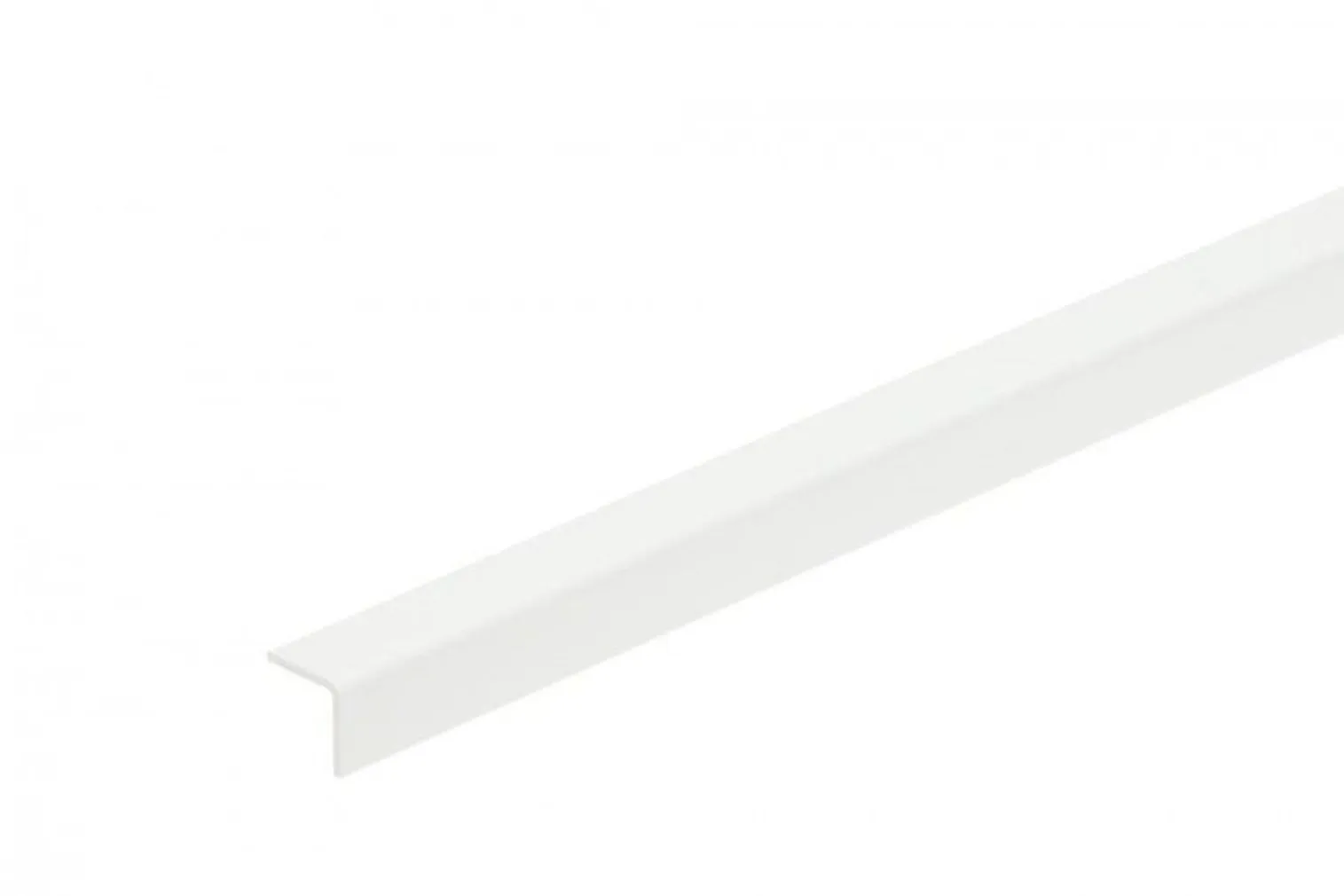 PVC L-PROFIIL CEZAR 10X10X1,1X1000MM VALGE