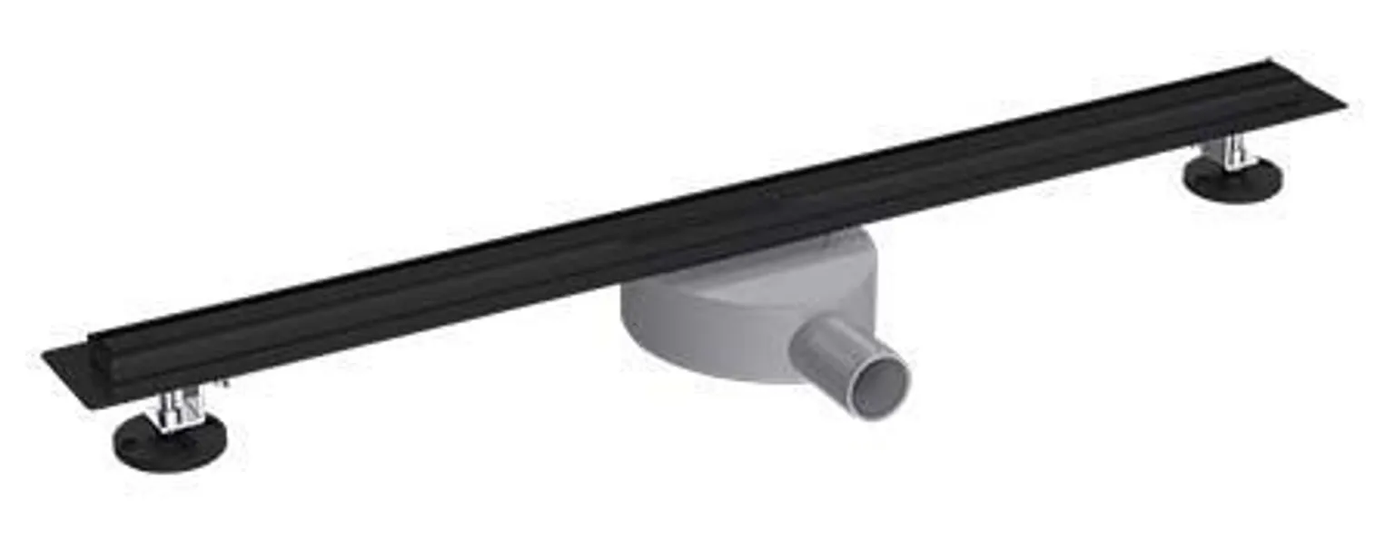 DUŠIRENN NORDLINE 90X3CM PÖÖRATAV 360° SLIM, MUST MATT