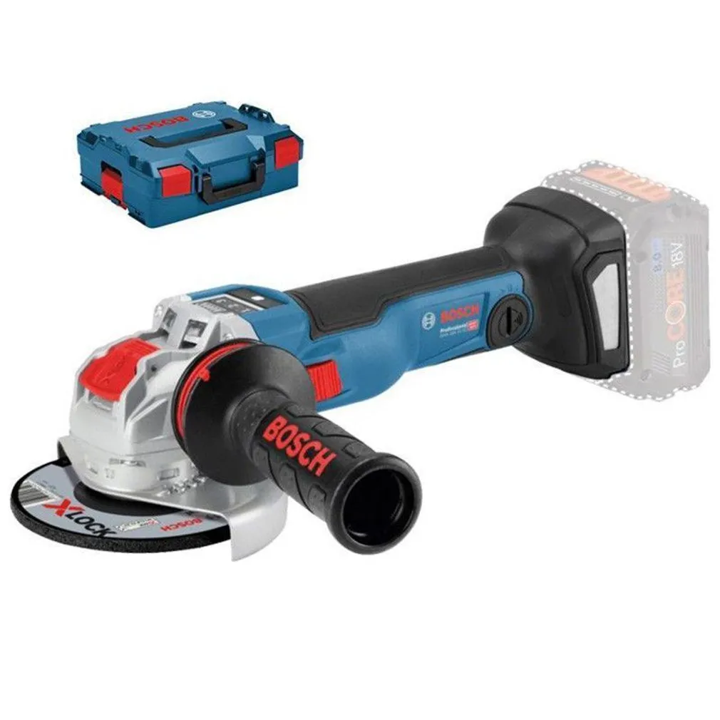 AKUNURKLIHVIJA BOSCH GWX 18V-10 SC, ILMA AKU JA LAADIJATA