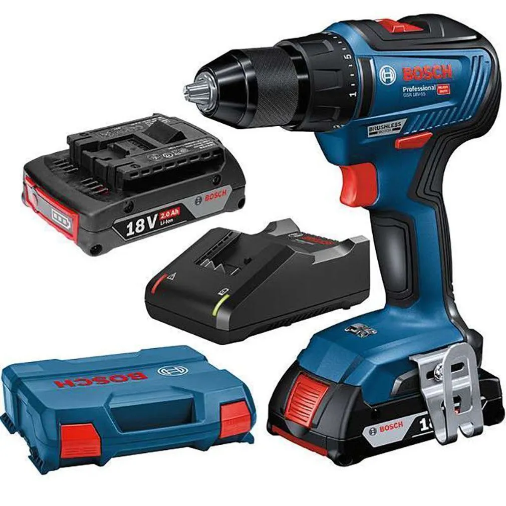 AKUTRELL BOSCH GSR 18V-55, LB 2X2.0, 18V-40