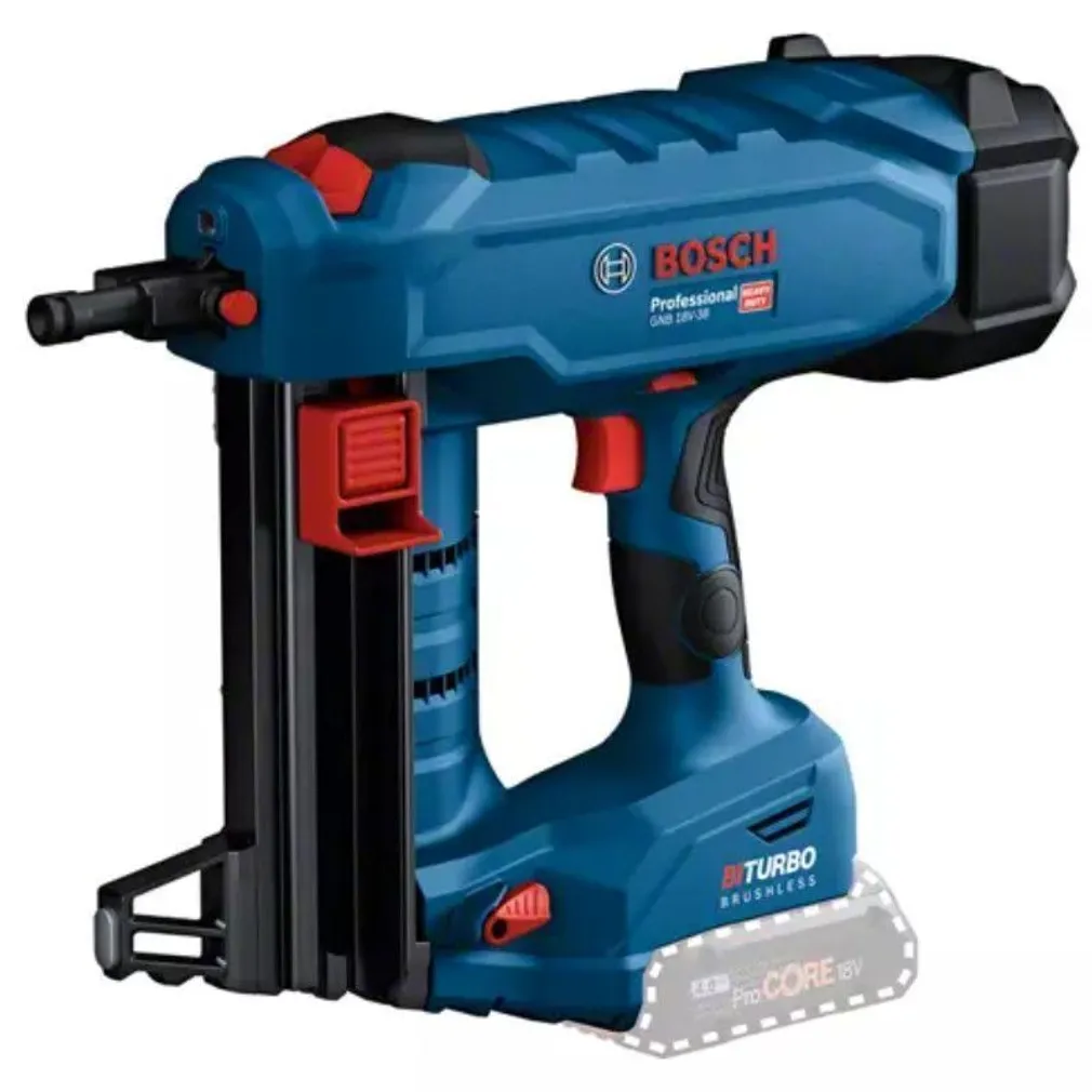 AKUNAELAPÜSTOL BOSCH GNB 18V-38 CARTON, ILMA AKU JA LAADIJATA
