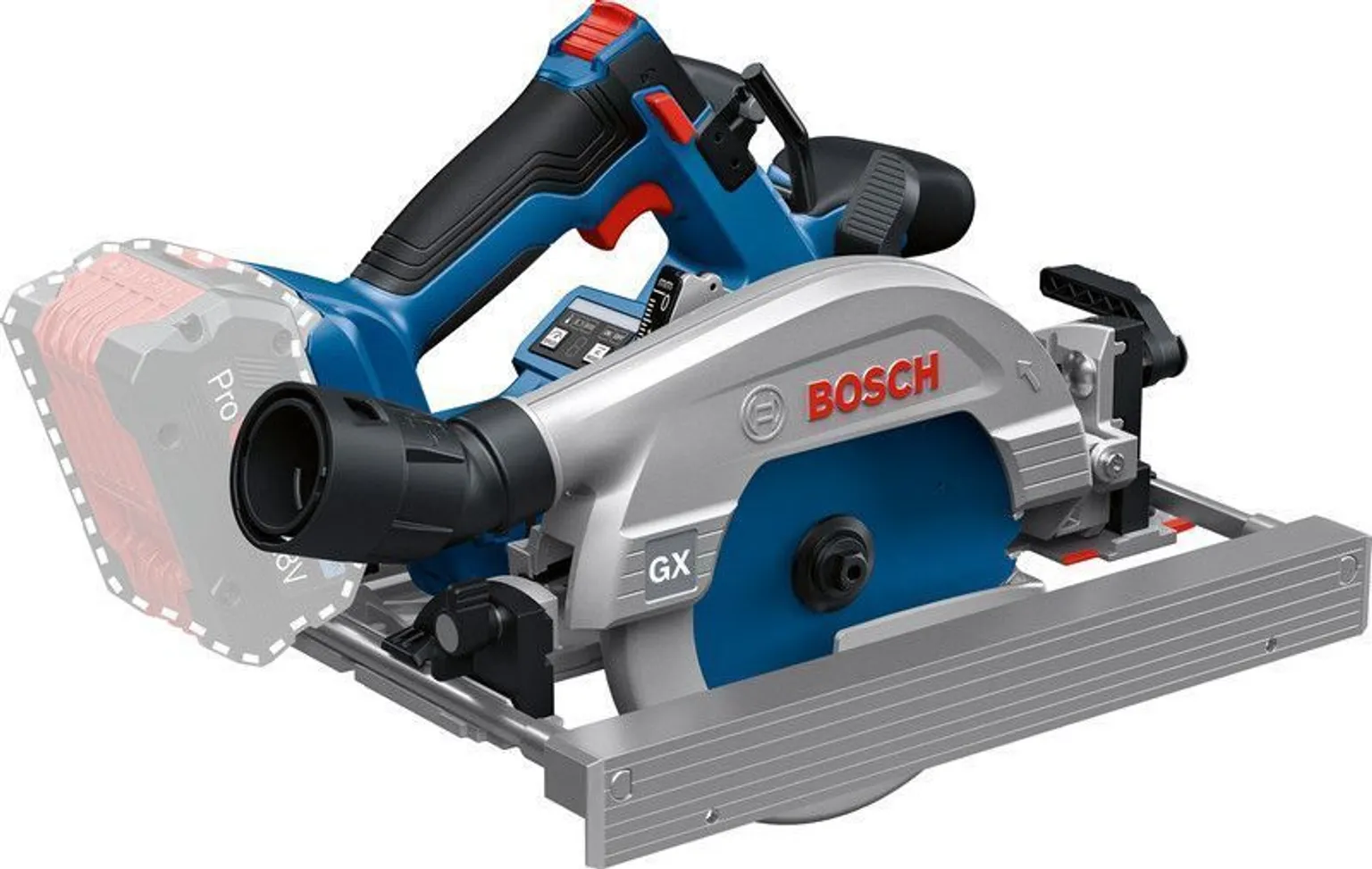 AKUKETASSAAG BOSCH GKS 18V-57-2 GX, ILMA AKU JA LAADIJATA