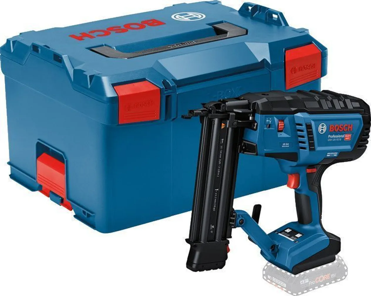 AKUNAELAPÜSTOL BOSCH GNH 18V-50 M, ILMA AKU JA LAADIJATA