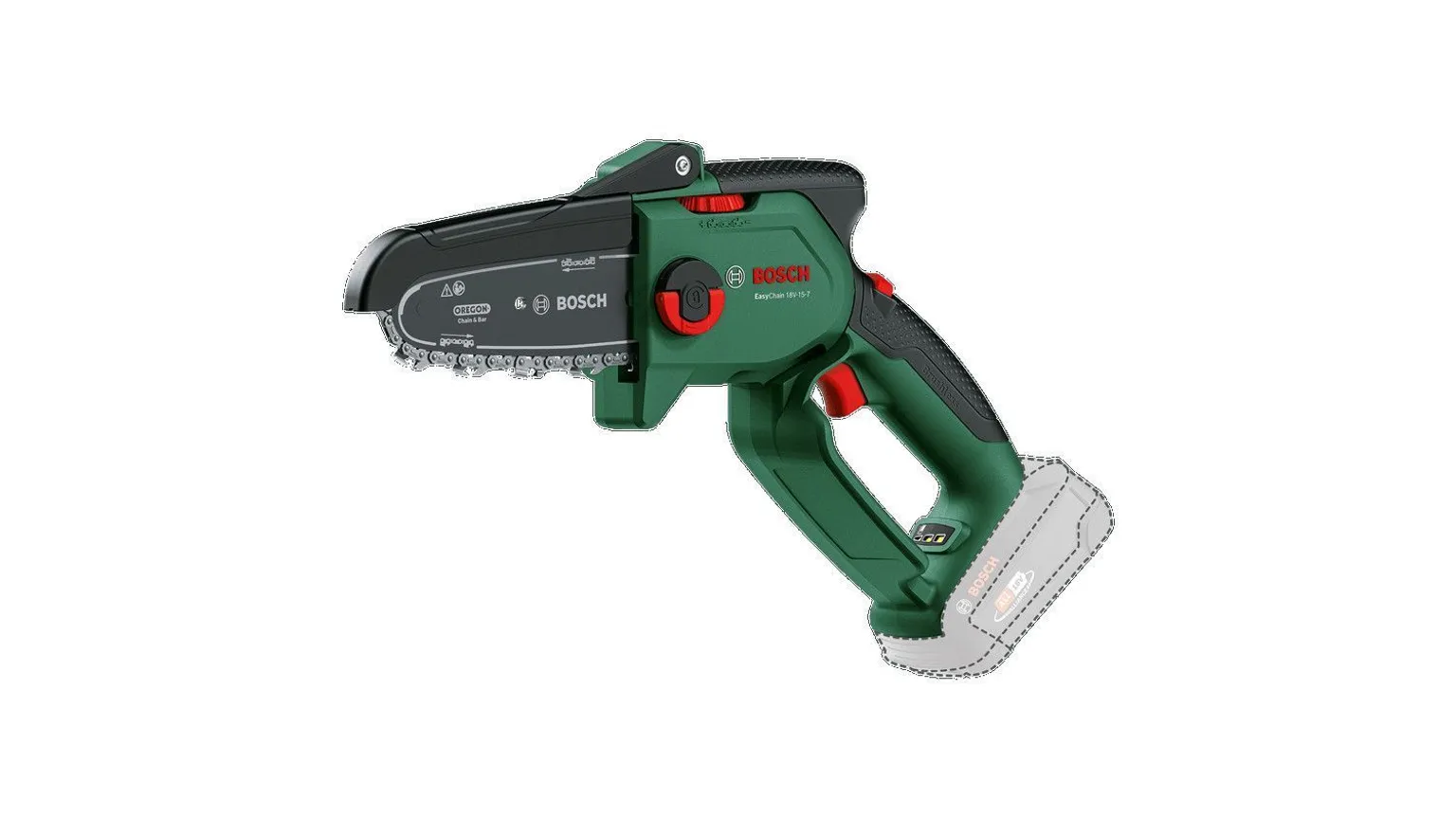 AKUKETTSAAG BOSCH SOLO EASYCHAIN 18V-15-7, ILMA AKU JA LAADIJATA