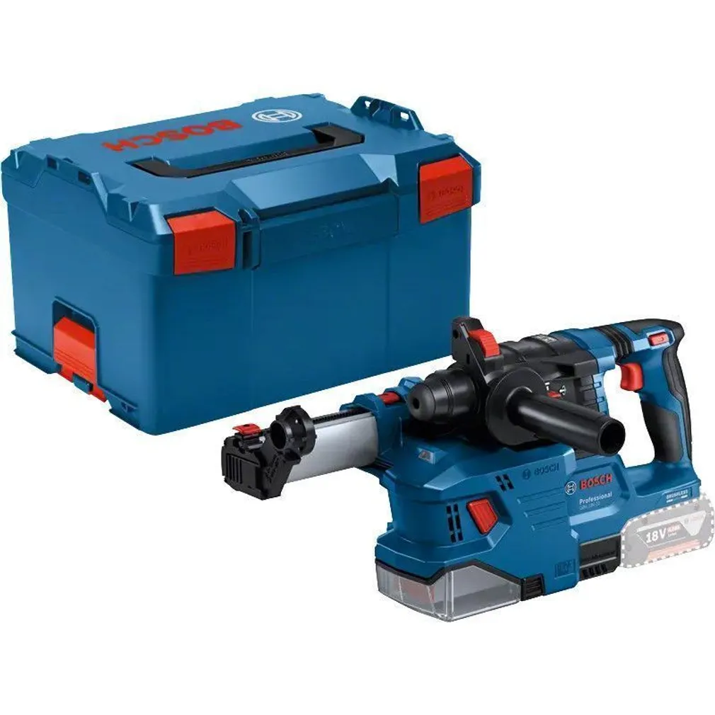 AKUPUURVASAR BOSCH GBH 18V-22+GDE 18V-12, ILMA AKU JA LAADIJATA