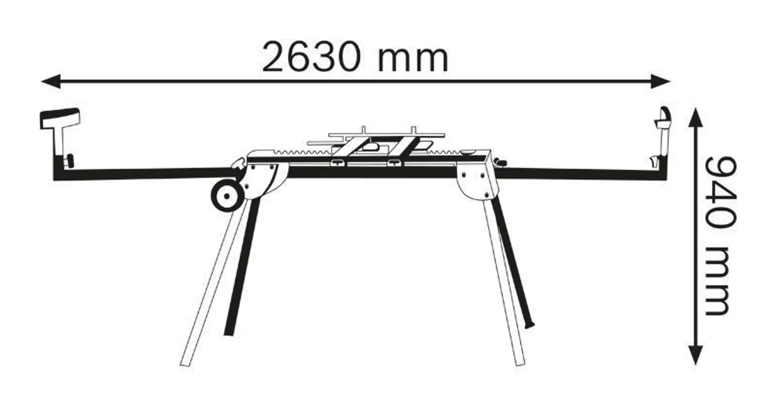 TÖÖLAUD NURGASAELE BOSCH GTA 2600