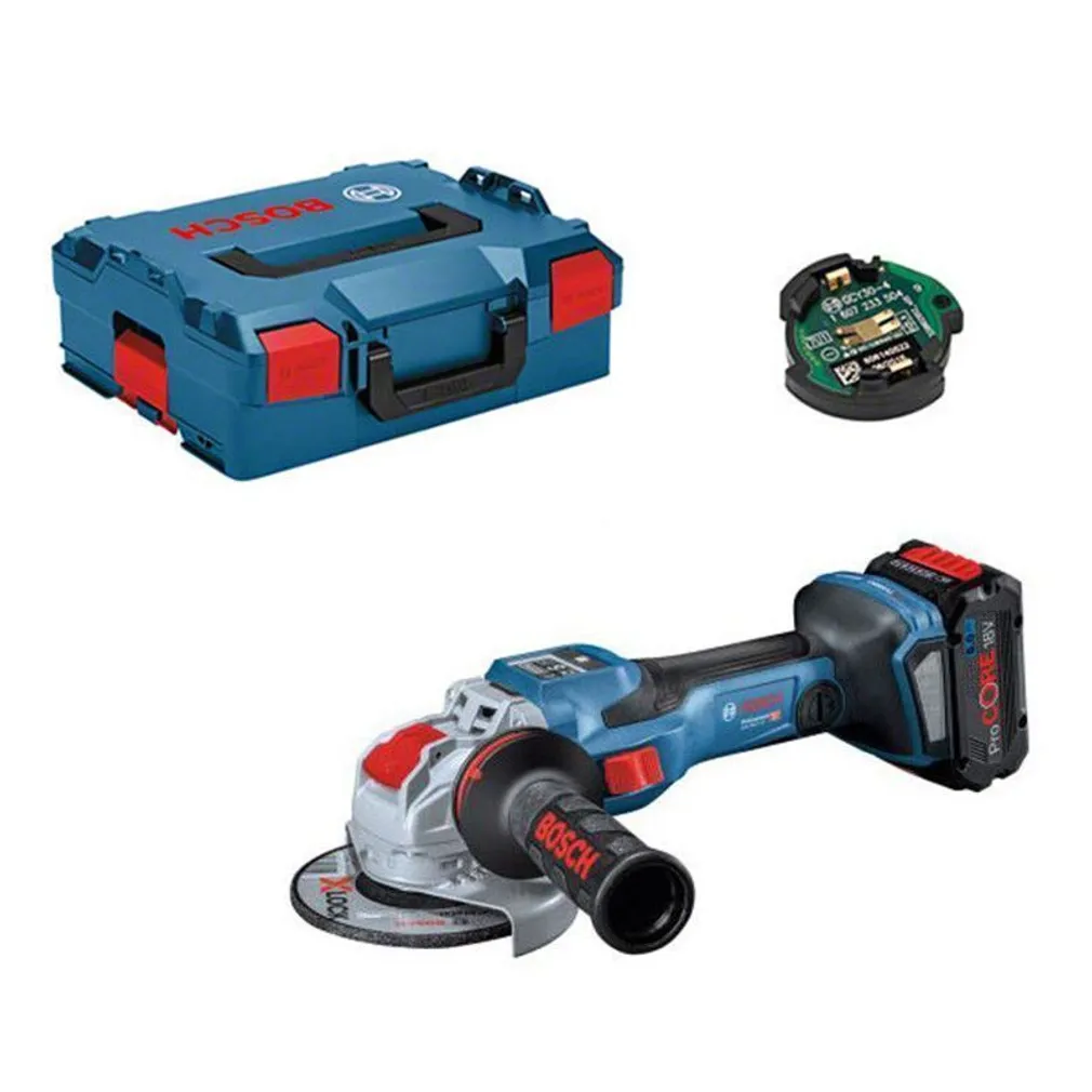 AKUNURKLIHVMASIN BOSCH GWX 18V-15 SC, ILMA AKU JA LAADIJATA