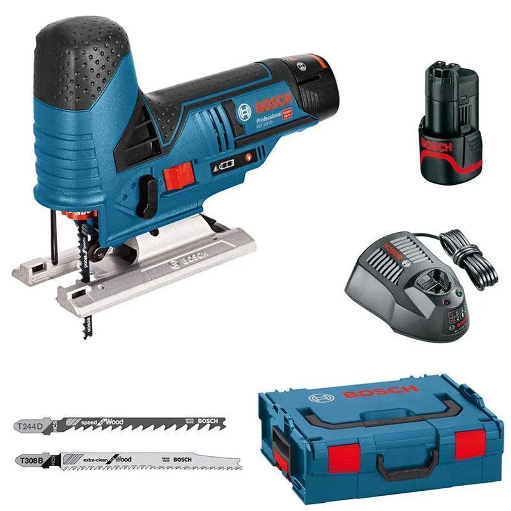 AKUTIKKSAAG BOSCH GST 12V-70, LB 2X3,0, 12V-40