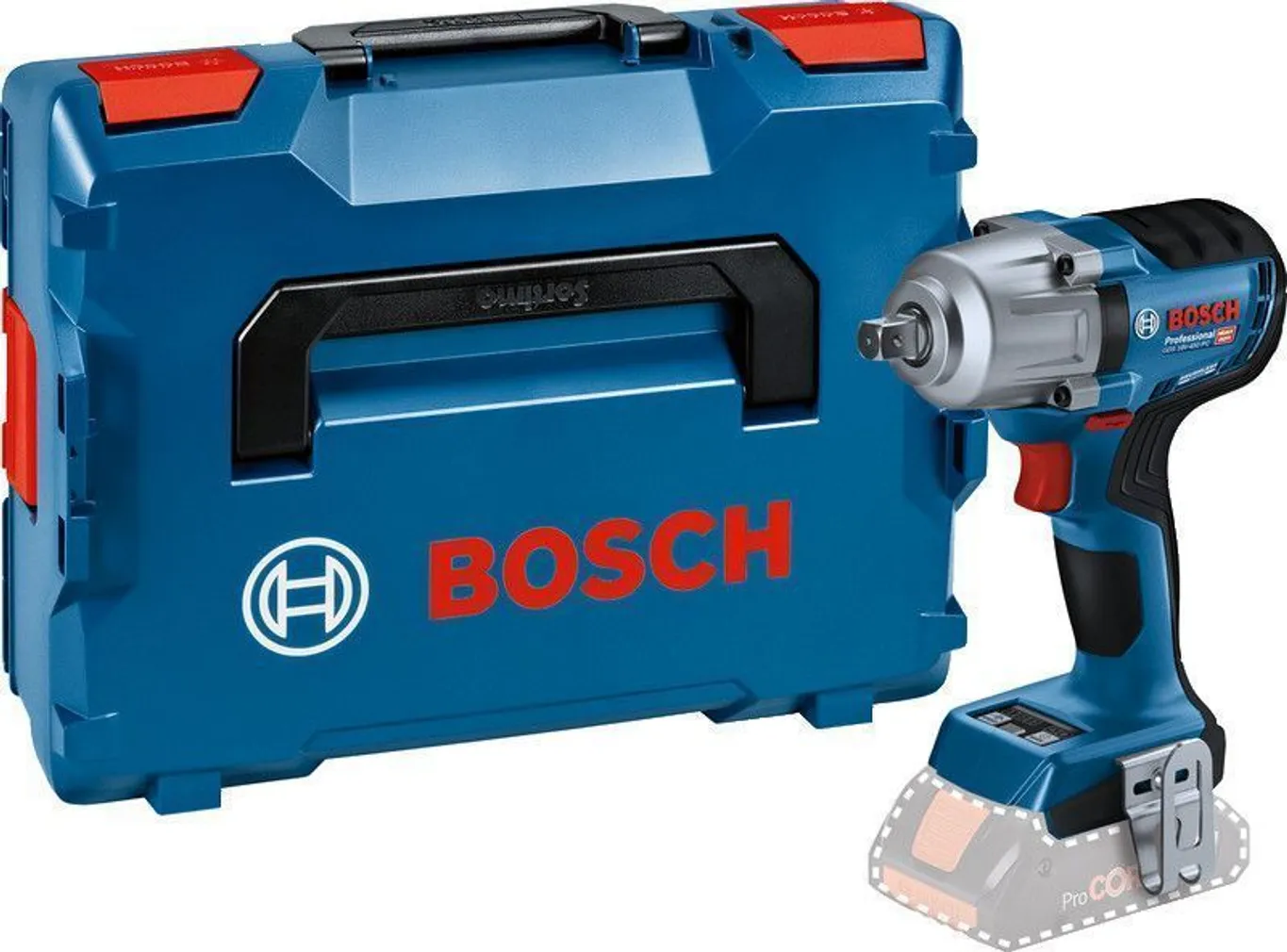 AKULÖÖKMUTRIKEERAJA BOSCH GDS 18V-450, BOX, ILMA AKU JA LAADIJATA