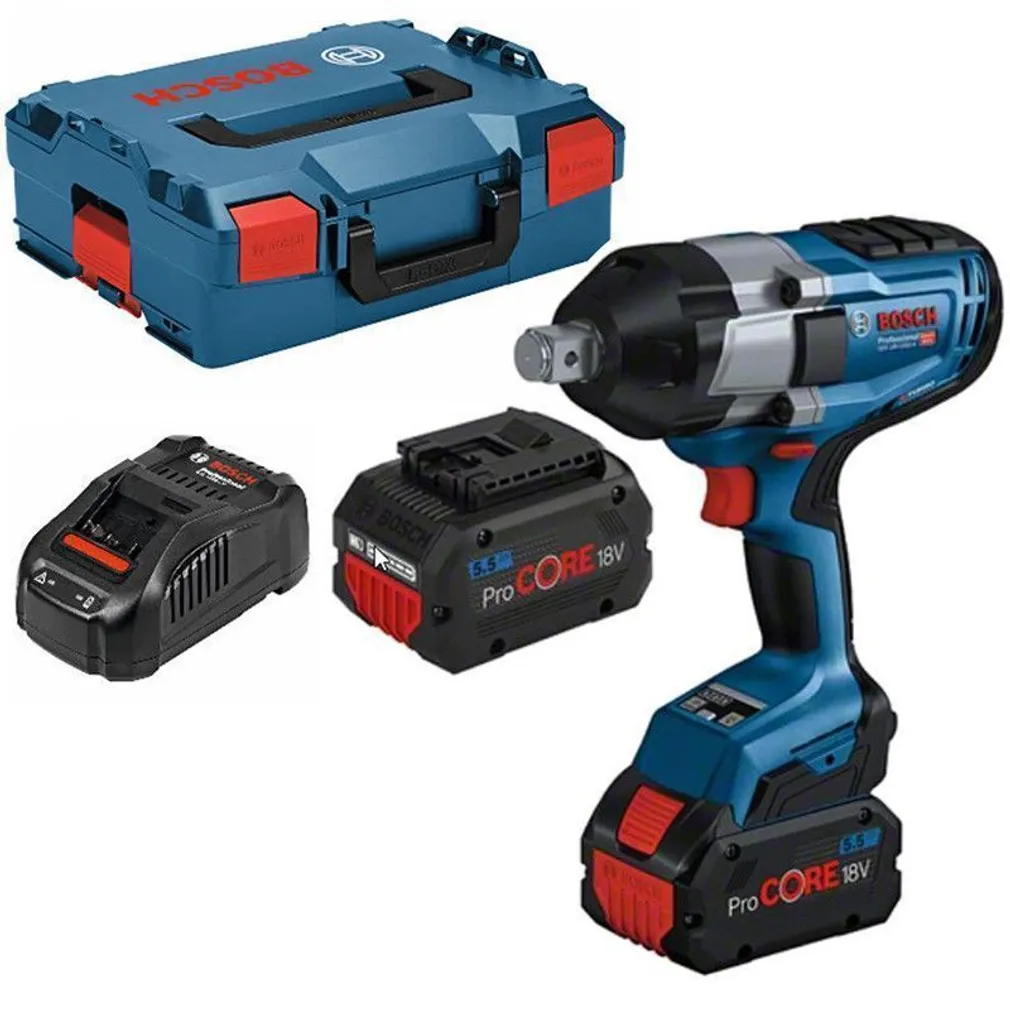AKULÖÖKMUTRIKEERAJA BOSCH GDS 18V-1050 H, LB 2X5,5PRC, 1880CV