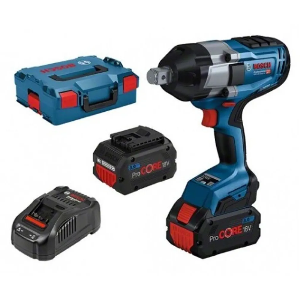 AKULÖÖKMUTRIKEERAJA BOSCH GDS 18V-1050 H, LB 2X8,0PRC, 1880CV