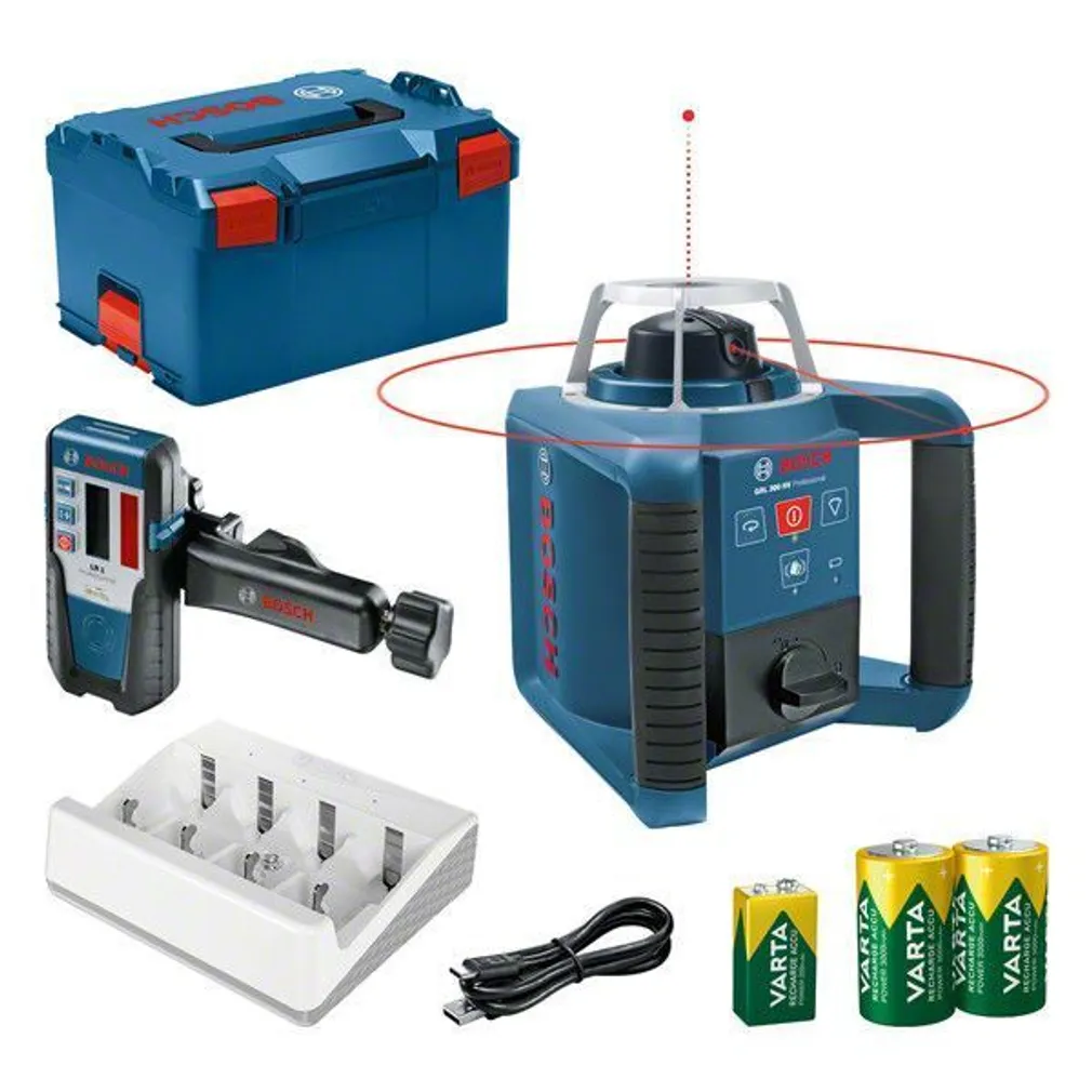 LASERLOOD BOSCH GRL 300 HV, LB LR1, CHRG