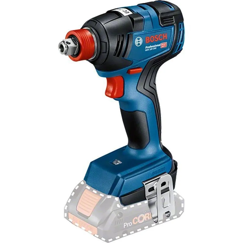 AKULÖÖKKRUVIKEERAJA BOSCH GDX 18V-200, ILMA AKU JA LAADIJATA