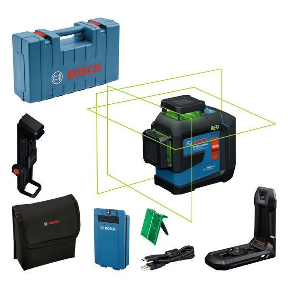 LASERLOOD BOSCH GLL 80-33 G + LISATARVIKUD
