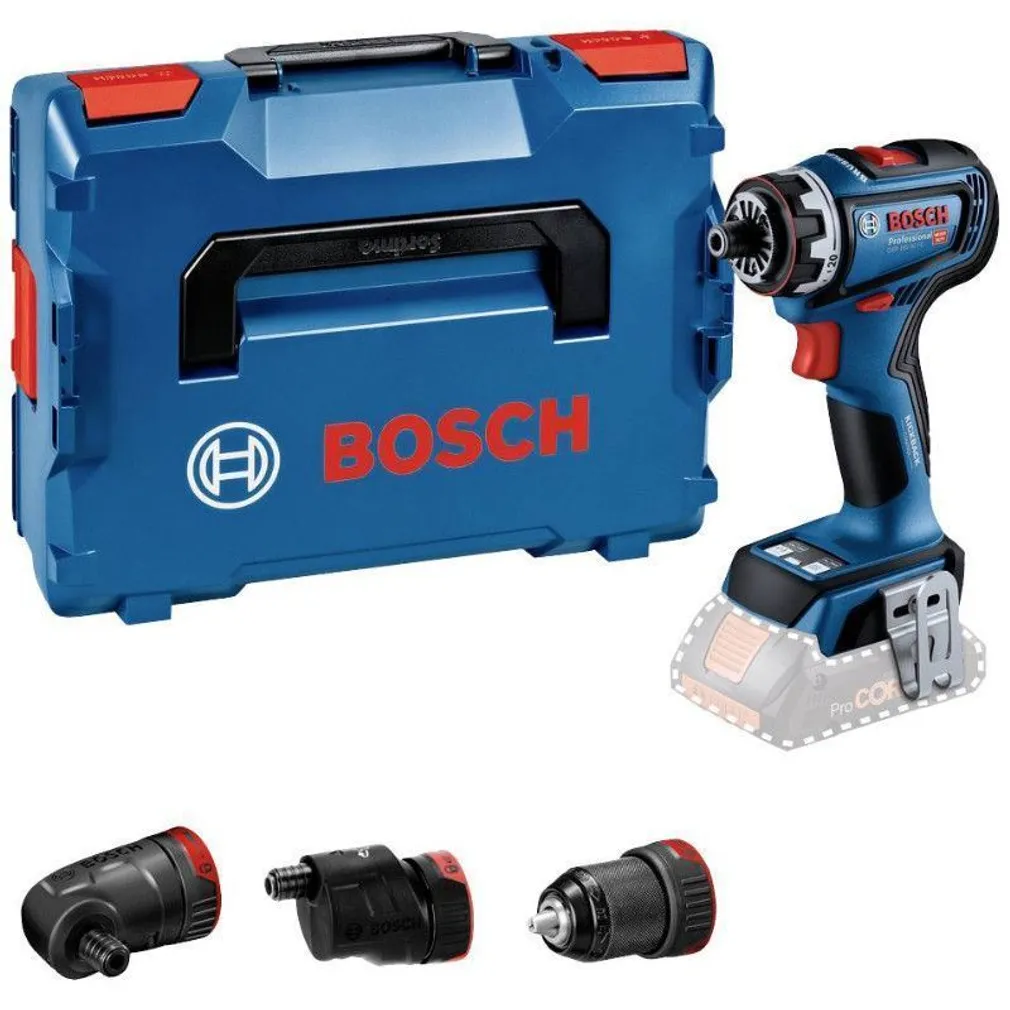 AKUKRUVIKEERAJA BOSCH GSR 18V-90 FC, KOHVRIS, AKU JA LAADIJATA