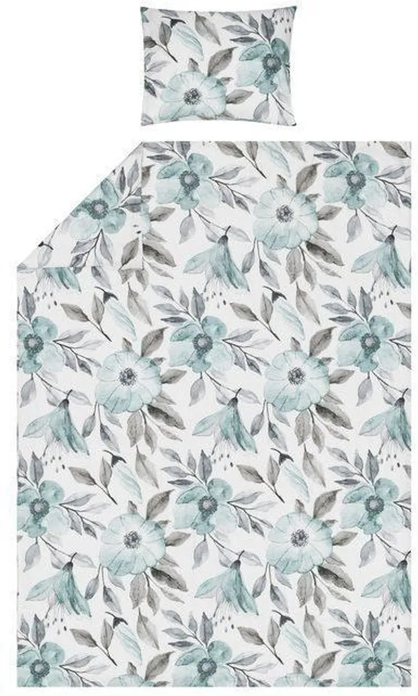 VOODIPESUKOMPLEKT 4LIVING GRETA 150X210CM, 50X60CM SININE
