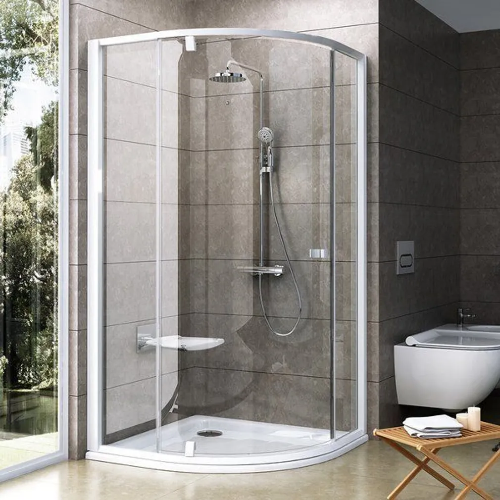 DUŠINURK RAVAK PIVOT PSKK3-90, 90X190CM ALUSETA, LÄBIPAISTEV