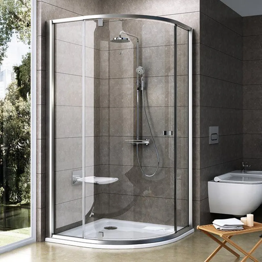 DUŠINURK RAVAK PIVOT PSKK3-100, 100X190CM, ALUSETA, LÄBIPAISTEV