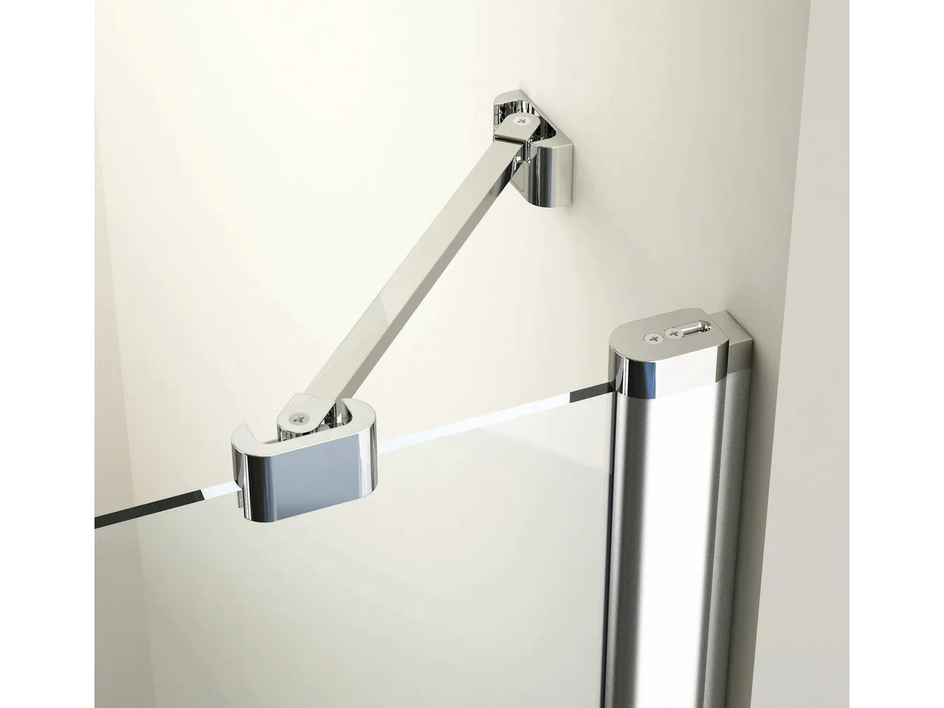 DUŠINURK RAVAK CRV2-90, 90X195CM, ALUMIINIUM, LÄBIPAISTEV KLAAS