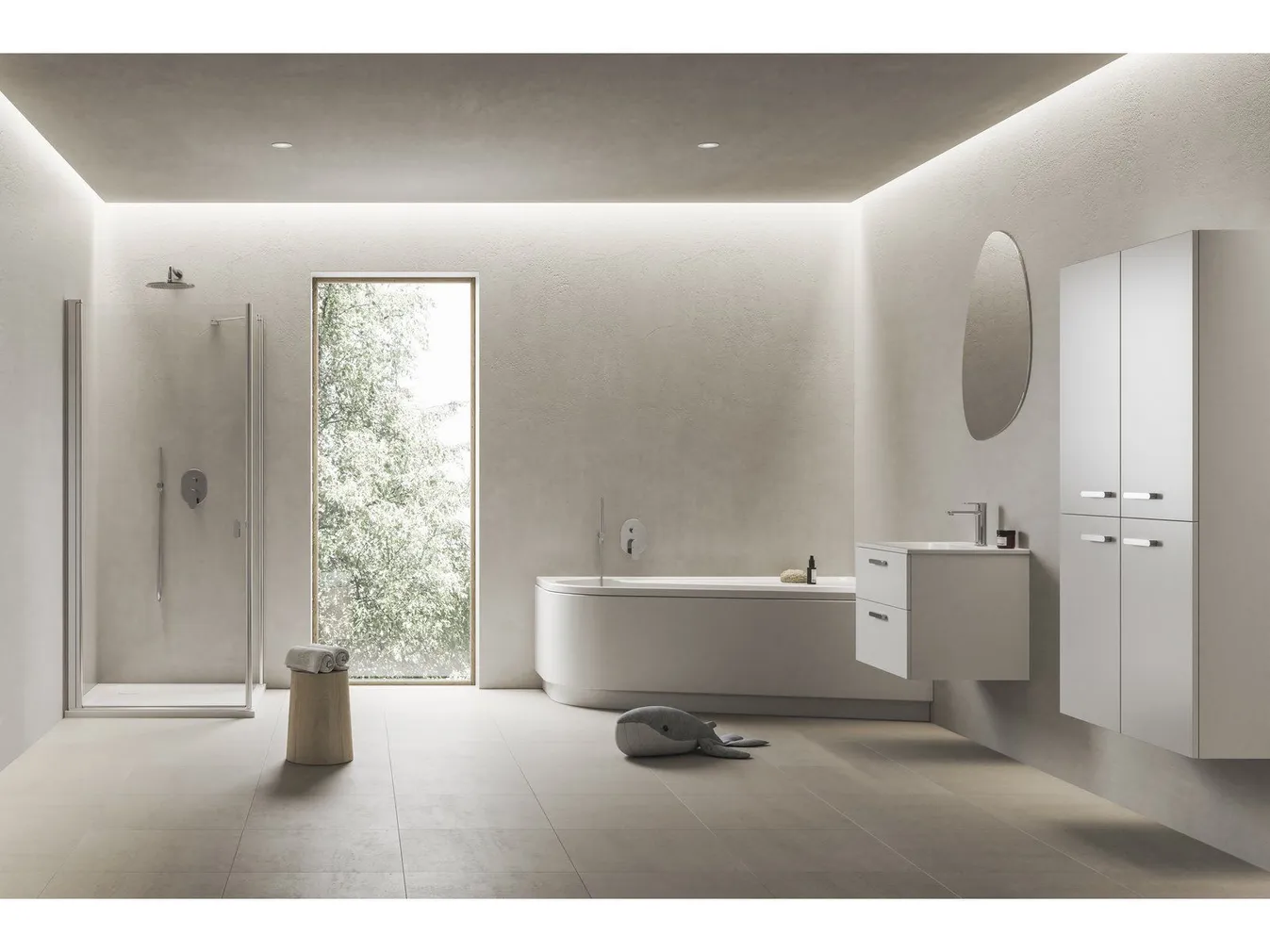 VANNITOAKAPP RAVAK SB CHROME 390, 39X29X150CM PAREM