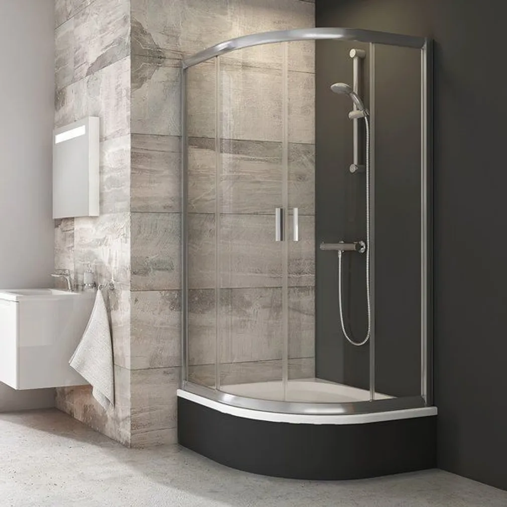 DUŠINURK RAVAK BLIX BLCP4-80, 80X175CM ALUMIINIUM, LÄBIPAISTEV
