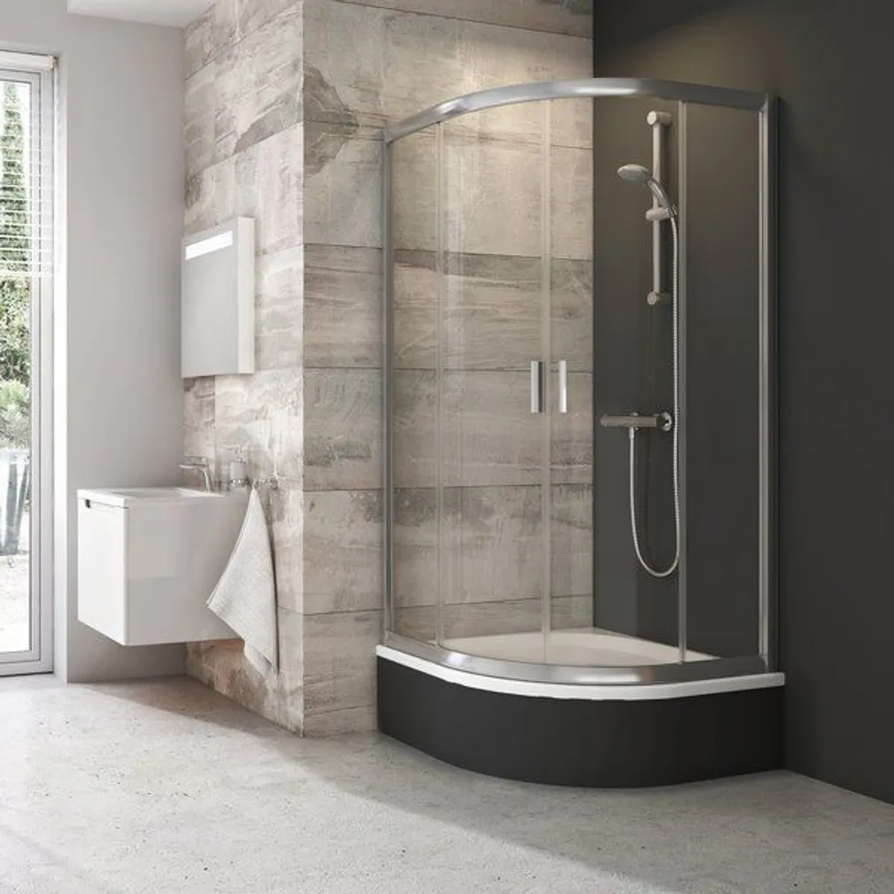 DUŠINURK RAVAK BLIX BLCP4-90, 90X175CM ALUMIINIUM, LÄBIPAISTEV
