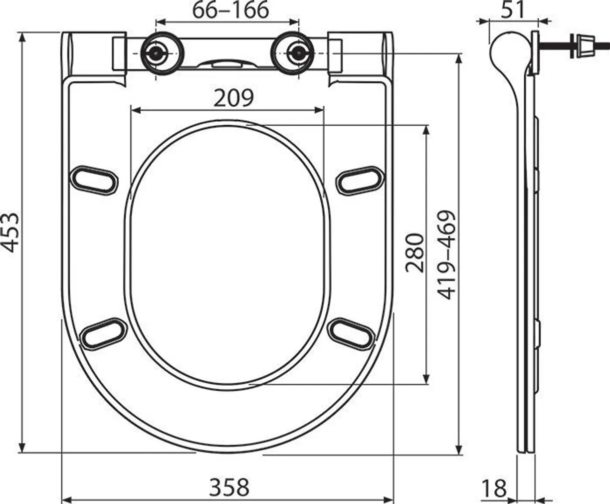PRILL-LAUD RAVAK UNI CHROME SLIM VALGE