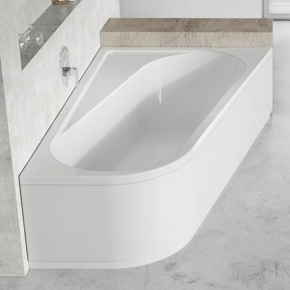 NURGAVANN RAVAK CHROME ASÜMMEETRILINE 170X105CM PAREM