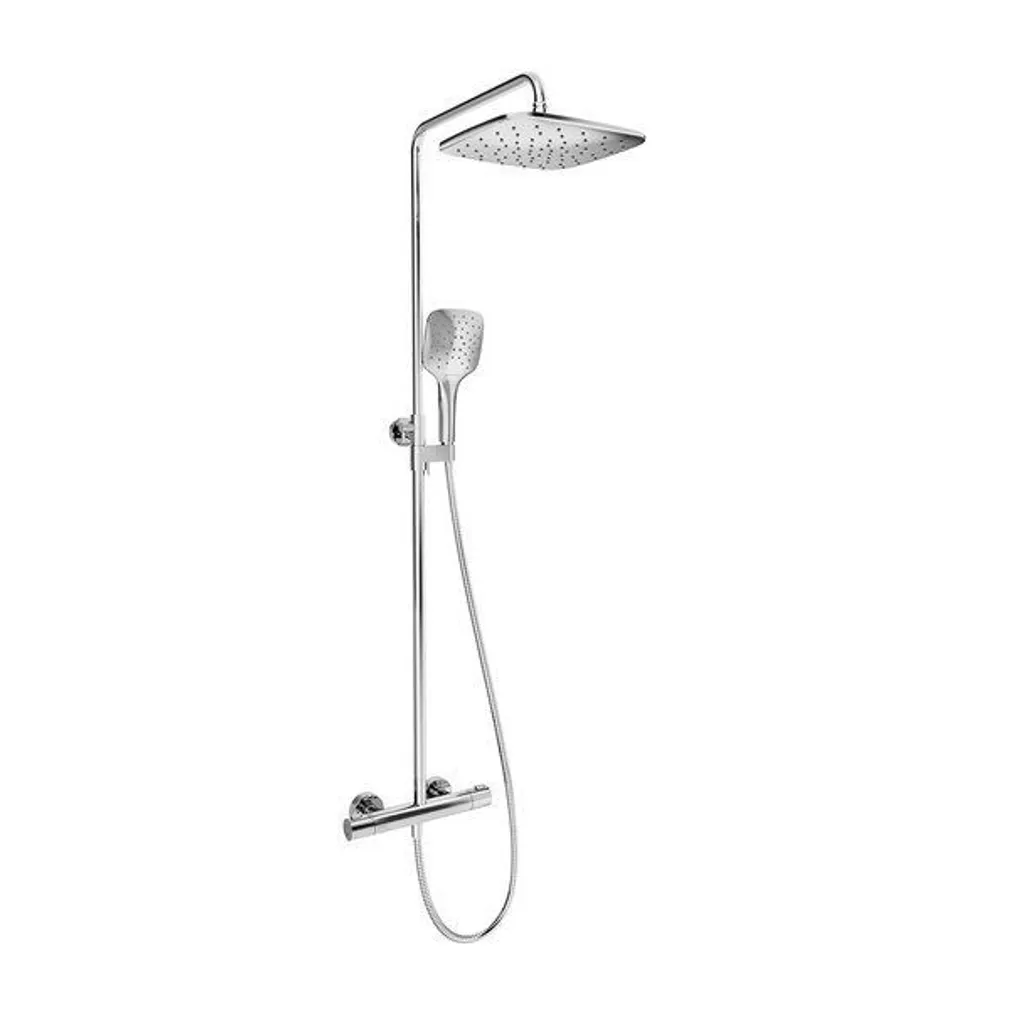 DUŠIKOMPLEKT TERMOSTAATSEGISTIGA RAVAK TE 093.01CR, KROOM