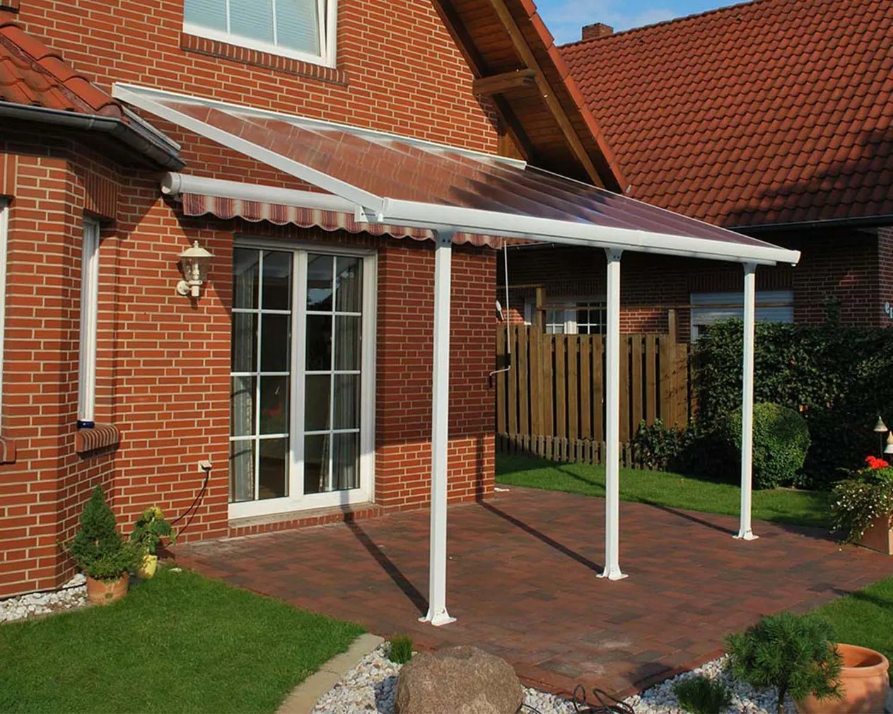 VARIKATUS TERRASSILE FERIA 3X4,25M VALGE/KIRGAS