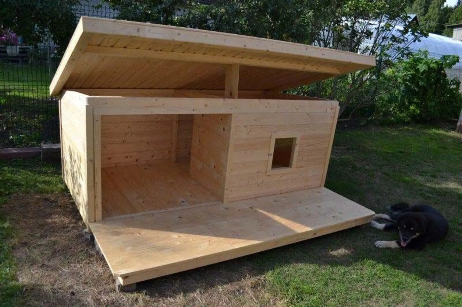 SOOJUSTAMATA KOERAKUUT TERRASSIGA MAX 2 NATURAALNE