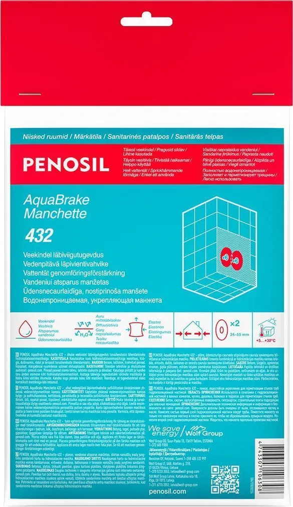LÄBIVIIGUMANSETT PENOSIL AQUABRAKE 432 10-24MM