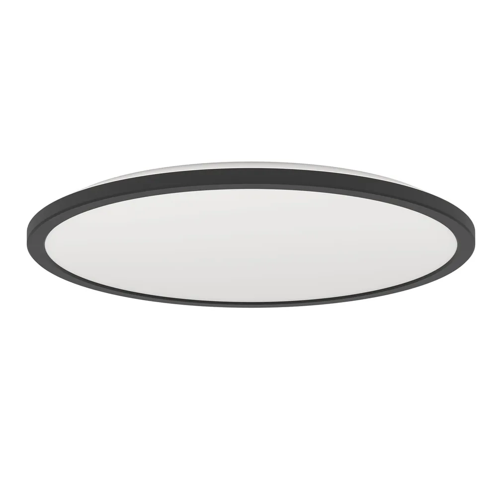 PLAFOON EGLO ROVITO-R IP44 2700-6500K 55CM PULT MUST