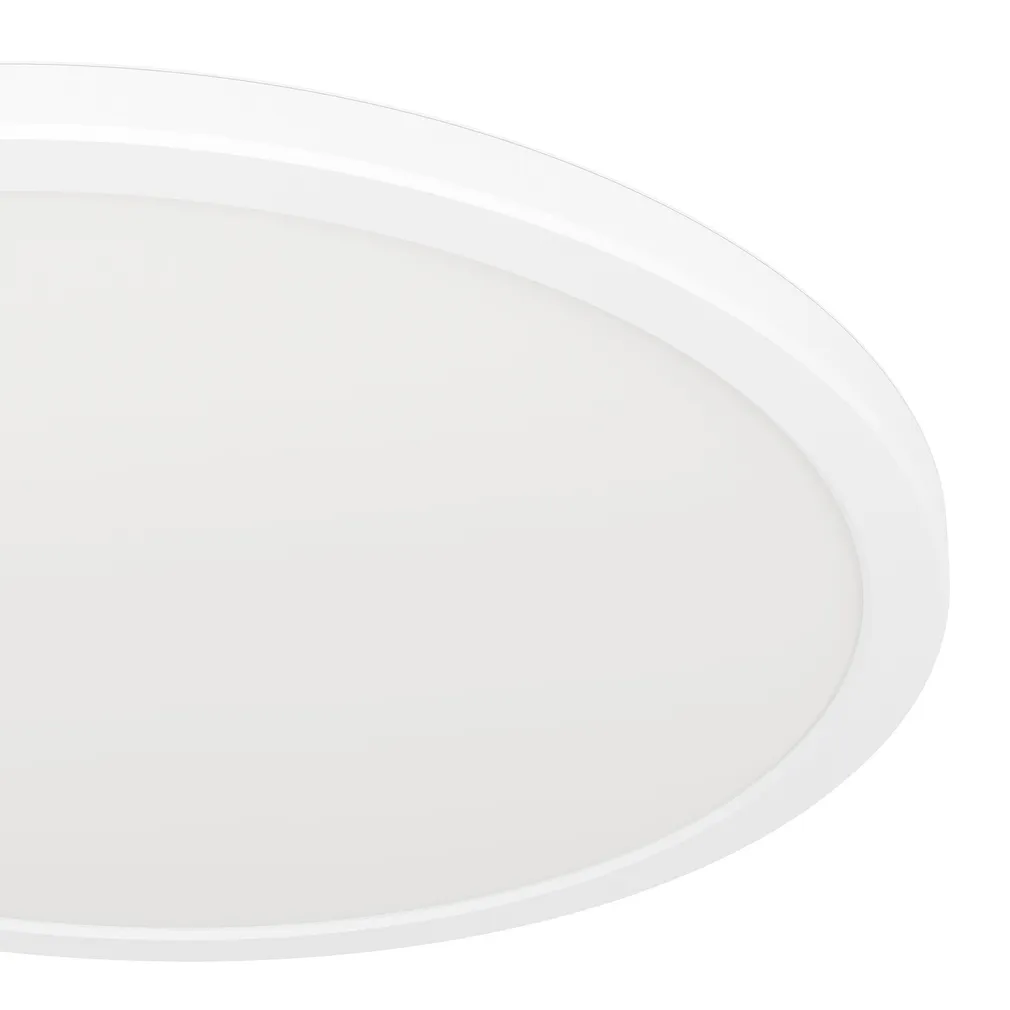 PLAFOON EGLO ROVITO-R IP44 2700-6500K 39CM PULT VALGE