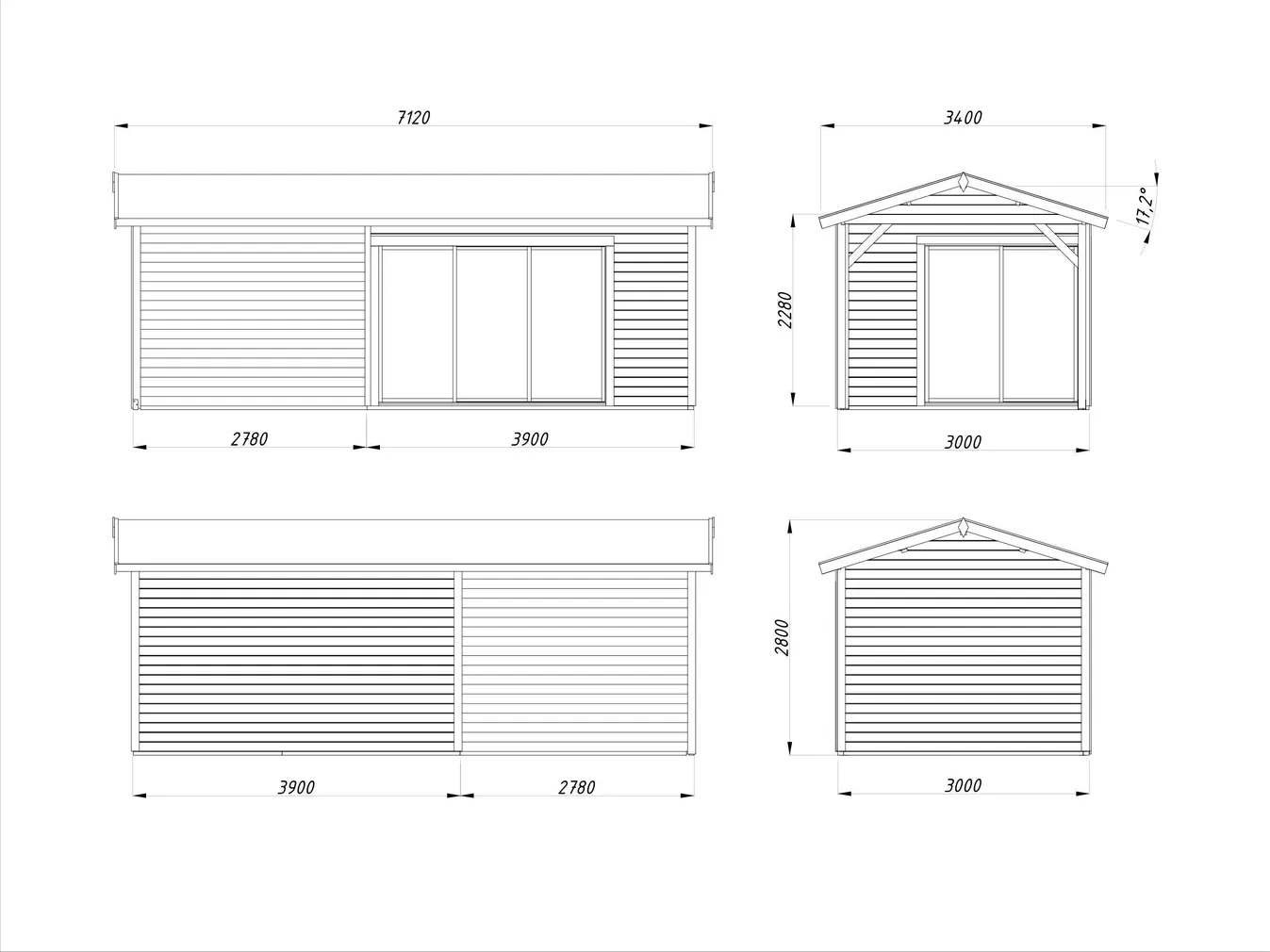 AIAMAJA PALMAKO AMANDA 11,2+7,8M² SLIDE PLUS