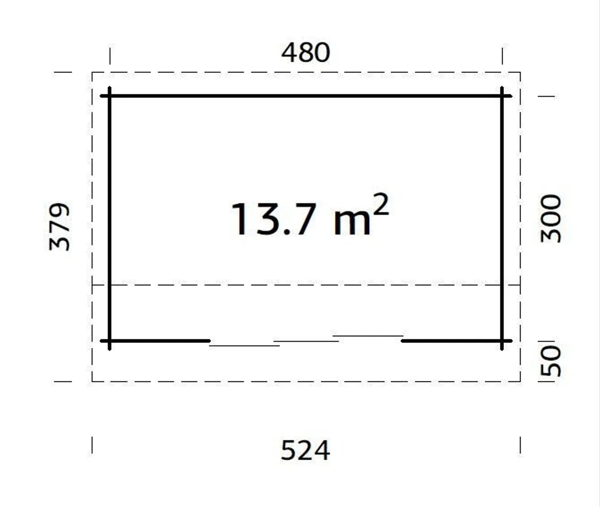 AIAMAJA PALMAKO INES 13,7M² SLIDE PLUS