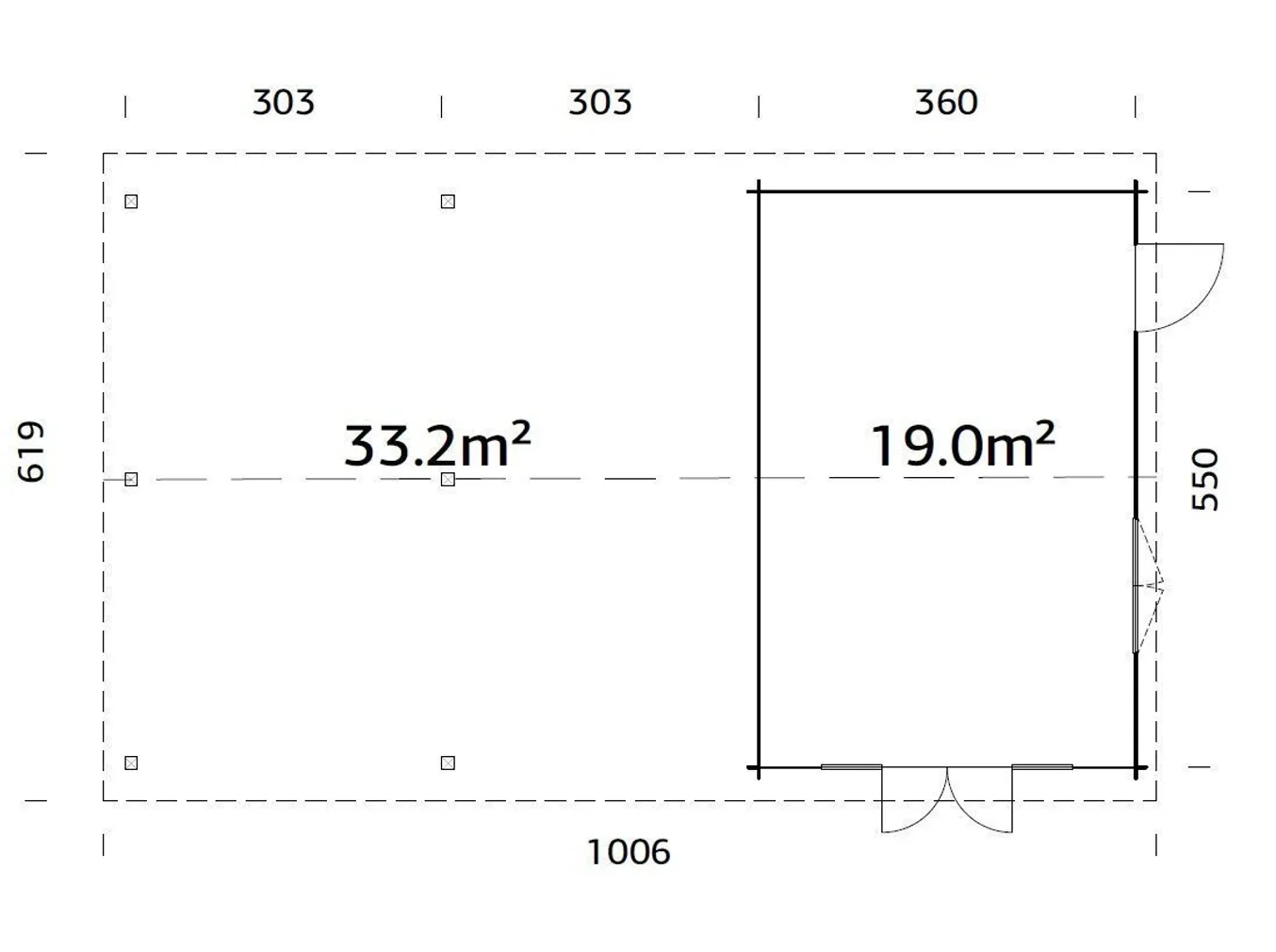 AIAMAJA PALMAKO IRENE 19,0+33,2M²