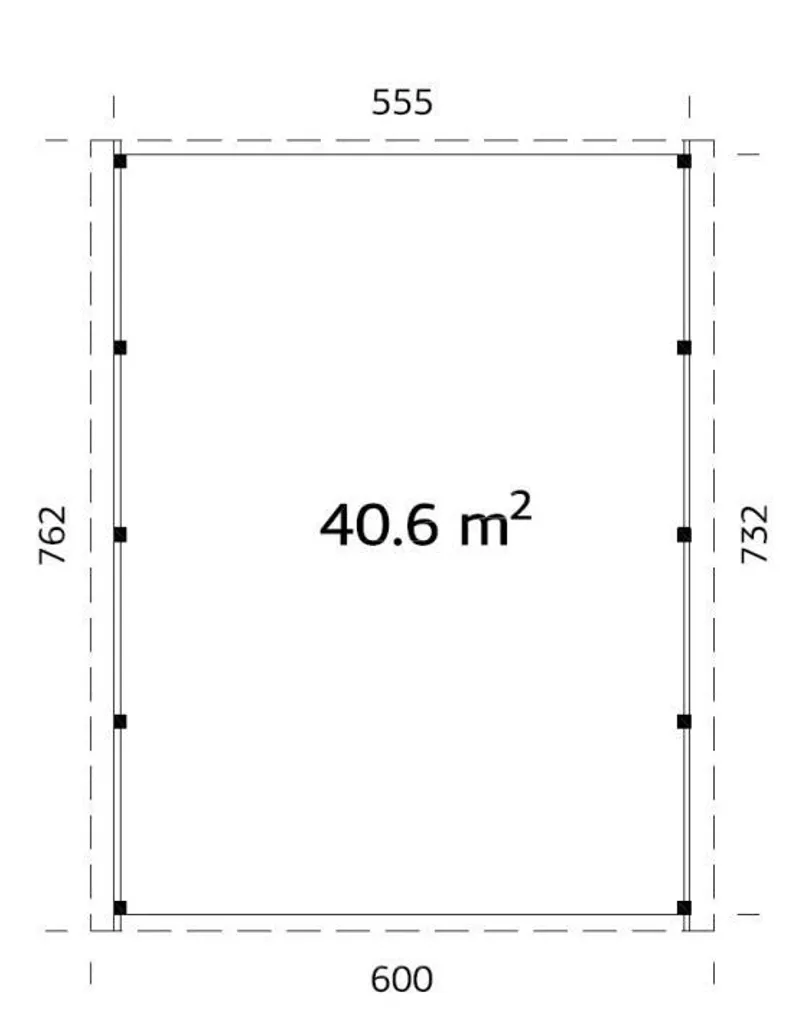 AUTOVARJUALUNE PALMAKO KARL 40,6M² KUURIGA