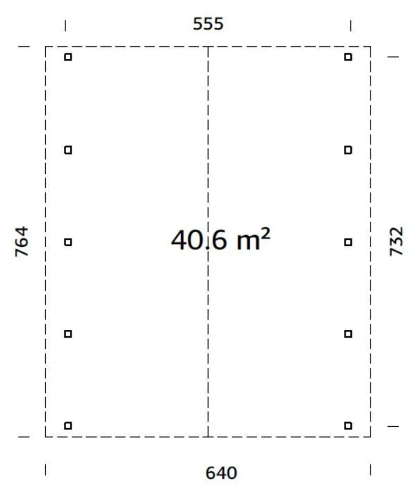 AUTOVARJUALUNE PALMAKO ROBERT 40,6M²