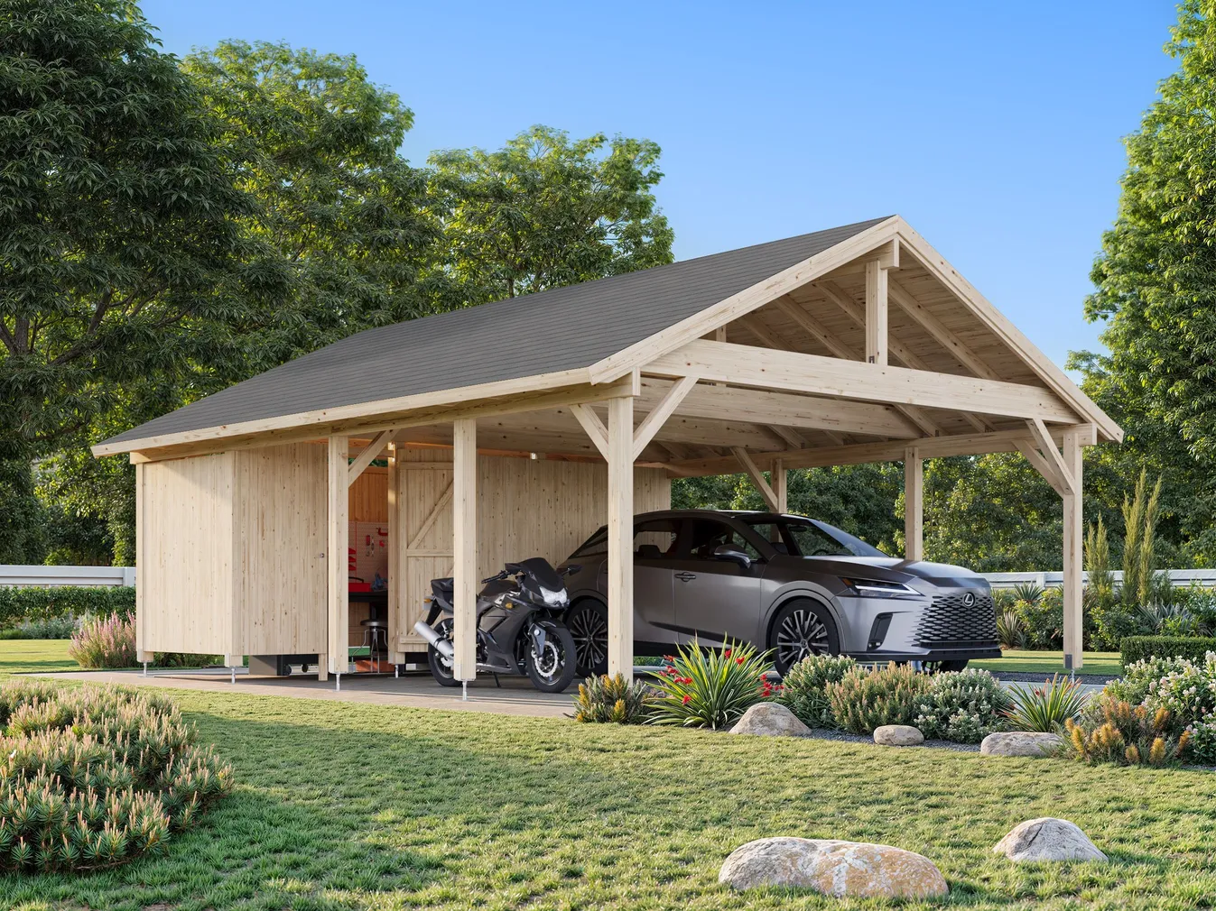 AUTOVARJUALUNE PALMAKO ROBERT 40,6M² KUURIGA